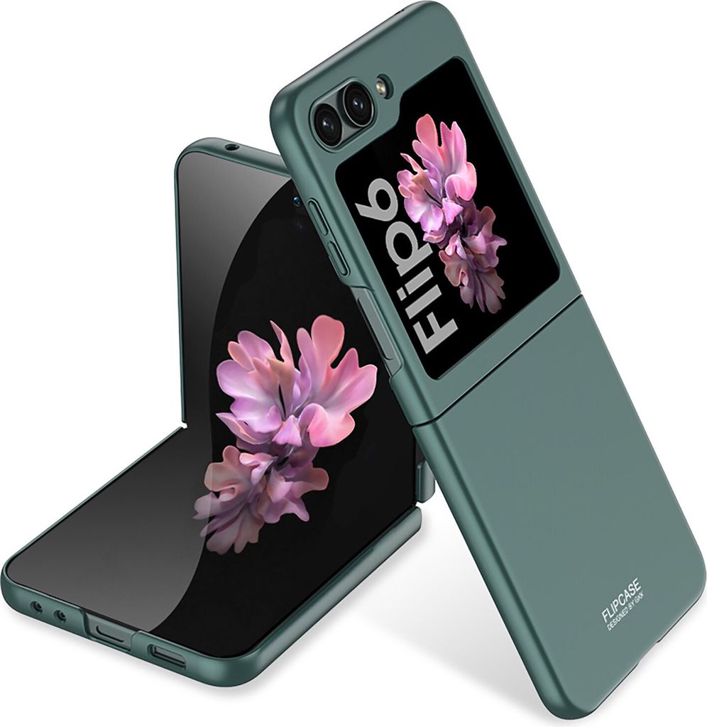 Galaxy Z Flip6 / Z Flip7 FE Hülle, Dünn Hart PC Matt Anti-Fingerabdruck Schutzhülle für Samsung Galaxy Z Flip 6 / Z Flip 7 FE 5G Grün