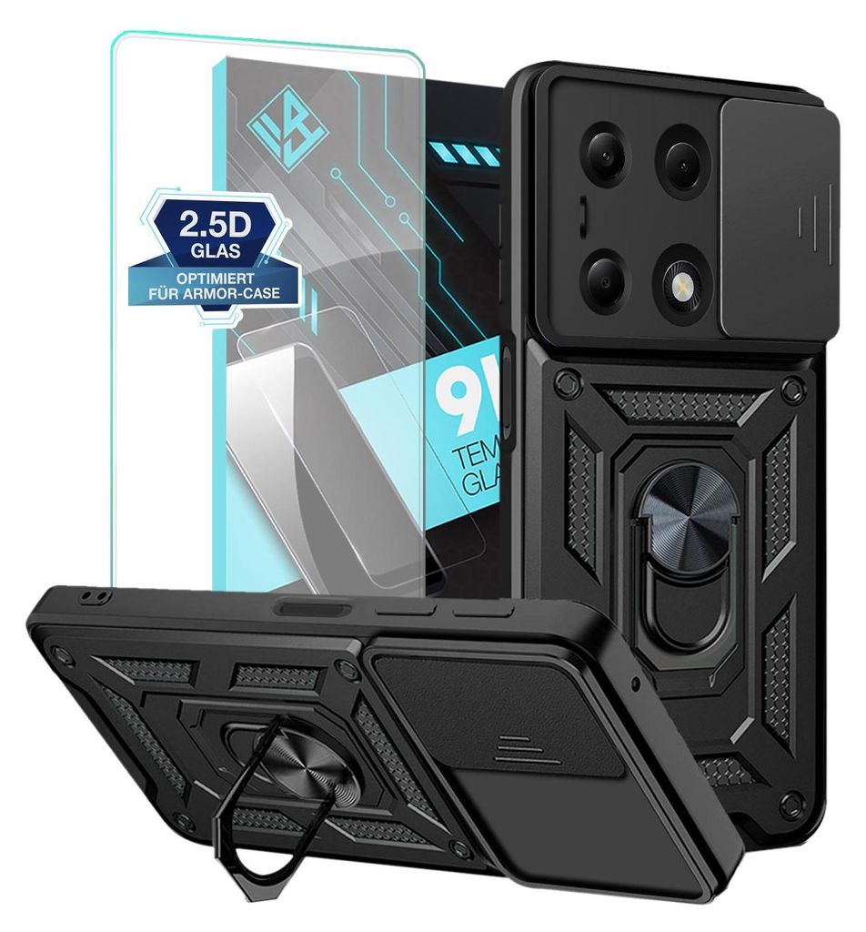 Armor Handyhülle für Xiaomi Redmi Note 13 Pro mit 9H Produktbild 