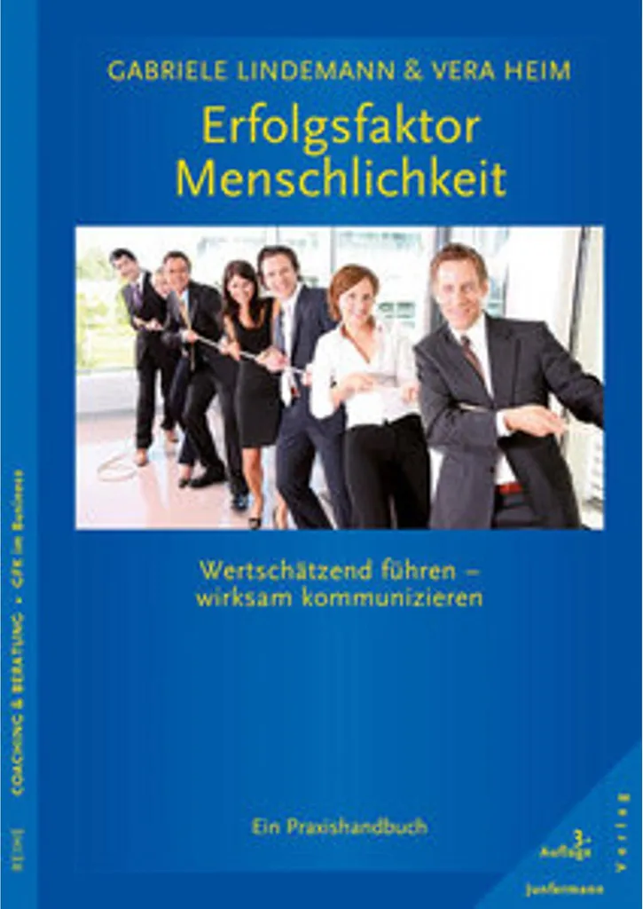Erfolgsfaktor Menschlichkeit Livre Management et Leadership Humain