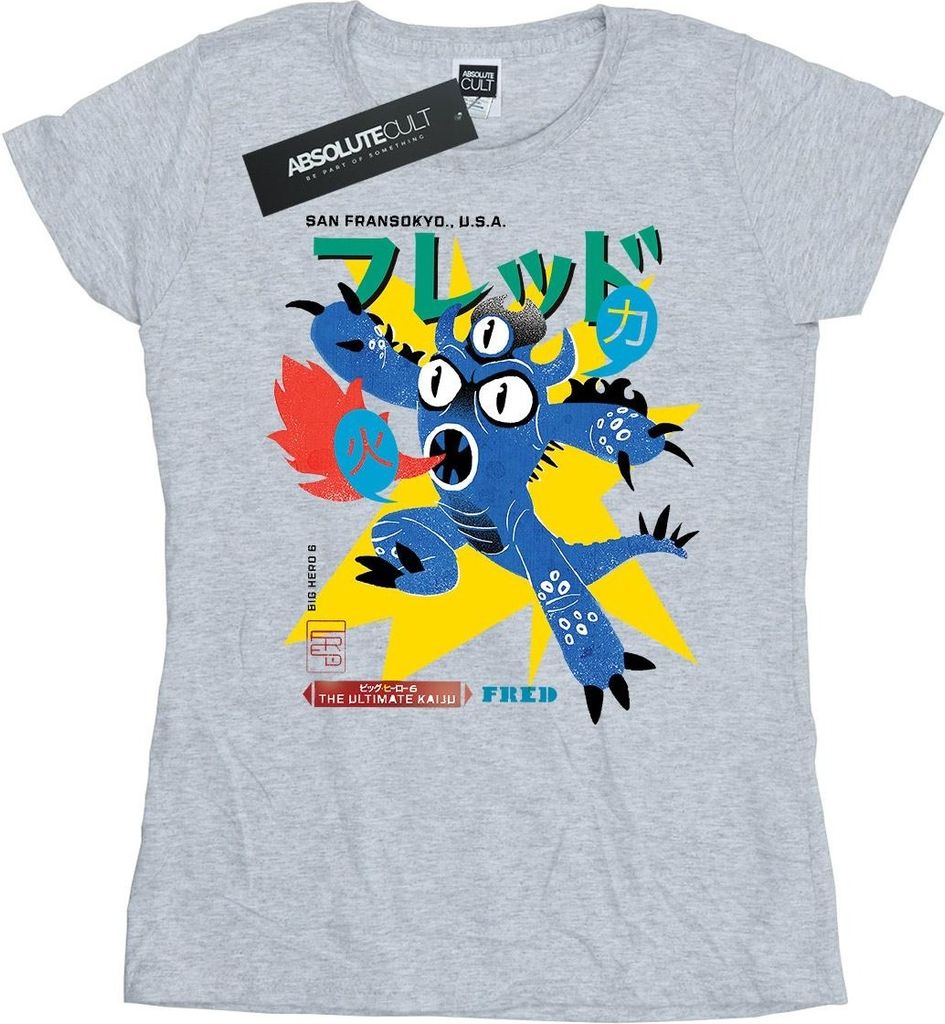 Disney - "Big Hero 6 Ultimate Kaiju" T-Shirt für Damen BI15095 (XL) (Grau)