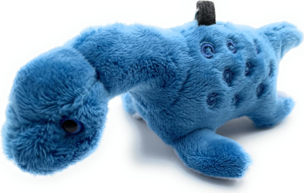 Onwomania Plüschtier Kuscheltier Stoff Tier Elasmosaurus 11cm Blau