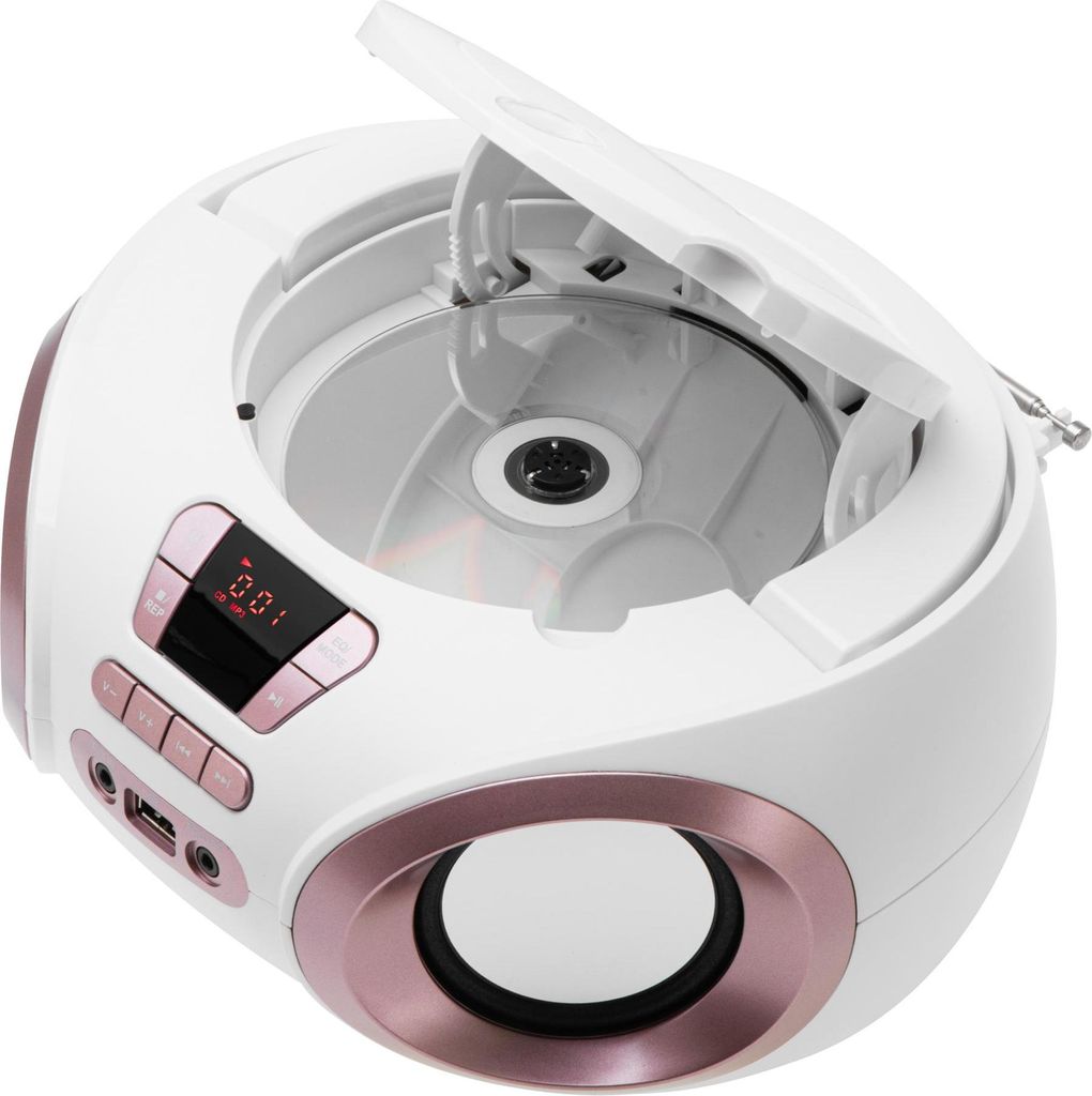 Radio Boombox Wieża Cd-Mp3 Usb Fm Radio Aux 2X 2W Adler Zdjęcie produktu 