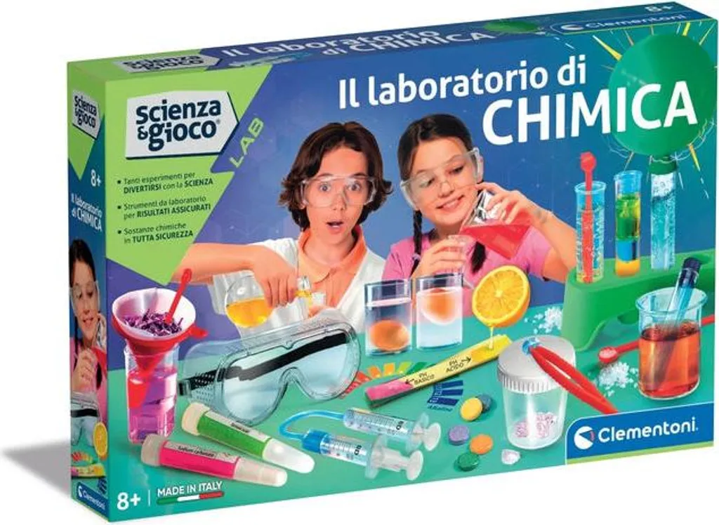 Coffret chimie enfant 8 ans pour activités et expériences à la maison