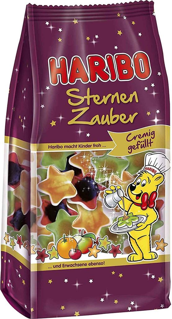 Haribo Sternen Zauber ovocné žvýkačky hvězdy 3 různé 250g Obrázek produktu 