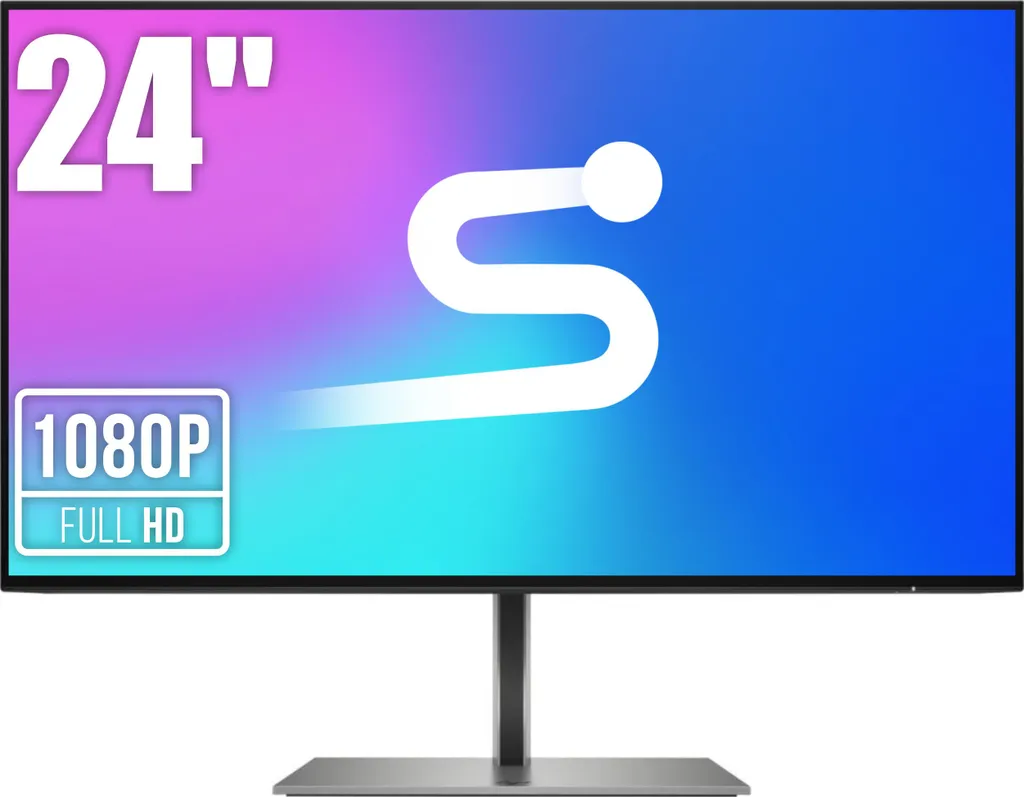 Écran de Bureau HP Z24F G3 24" pour Télétravail et Graphisme Grade A