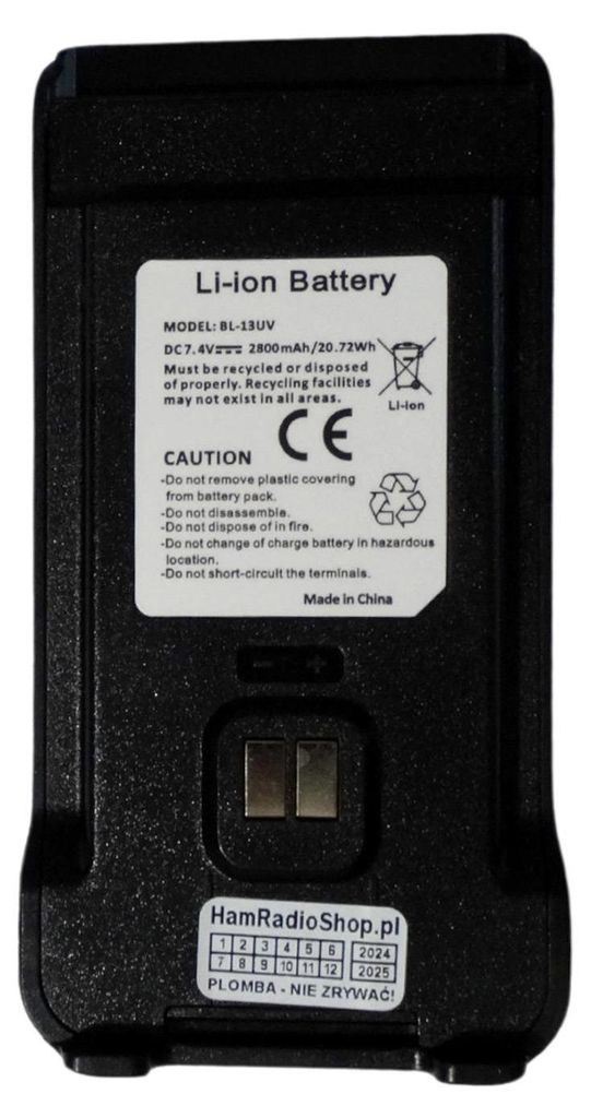 2800mAh Akku für TYT TH-UV88 TH-UV98 P15UV mit USB C Produktbild 
