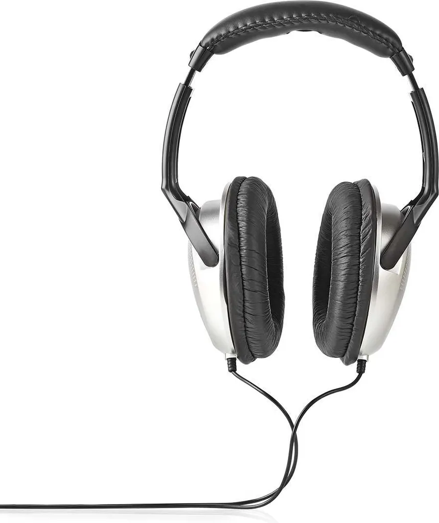Offerta Cuffie Cablate Over-Ear | Argento-Nero | Cavo 2.7m & Volume