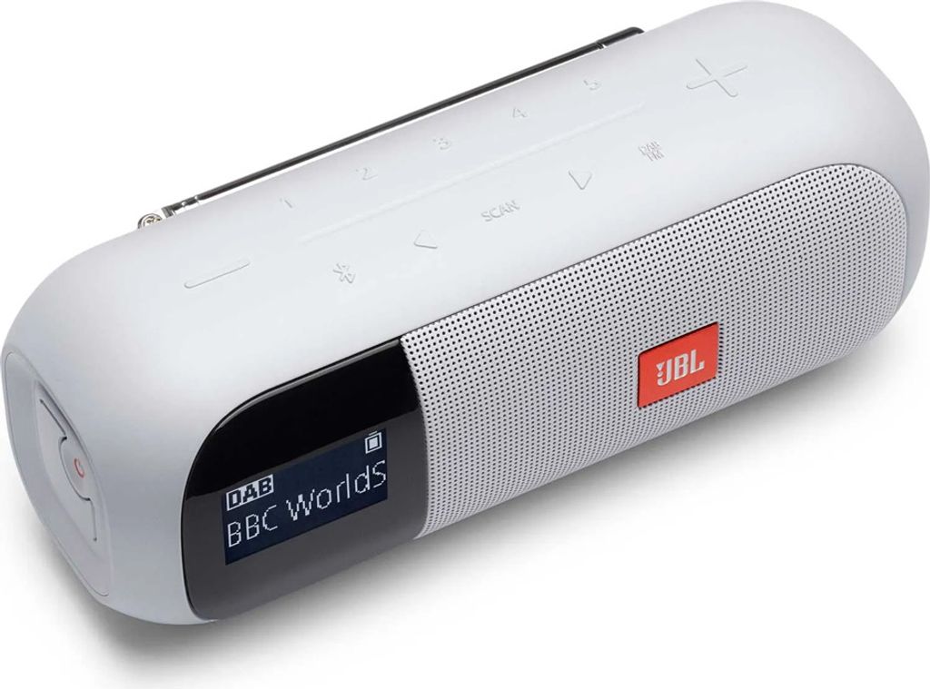 Přenosný analogový a digitální tuner JBL 2, bílý Obrázek produktu 14