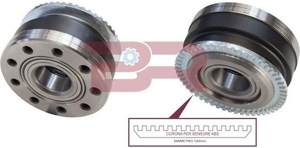 BOTTO RICAMBI Radlagersatz Vorne für IVECO Daily VI Kastenwagen 73mm BRST6117