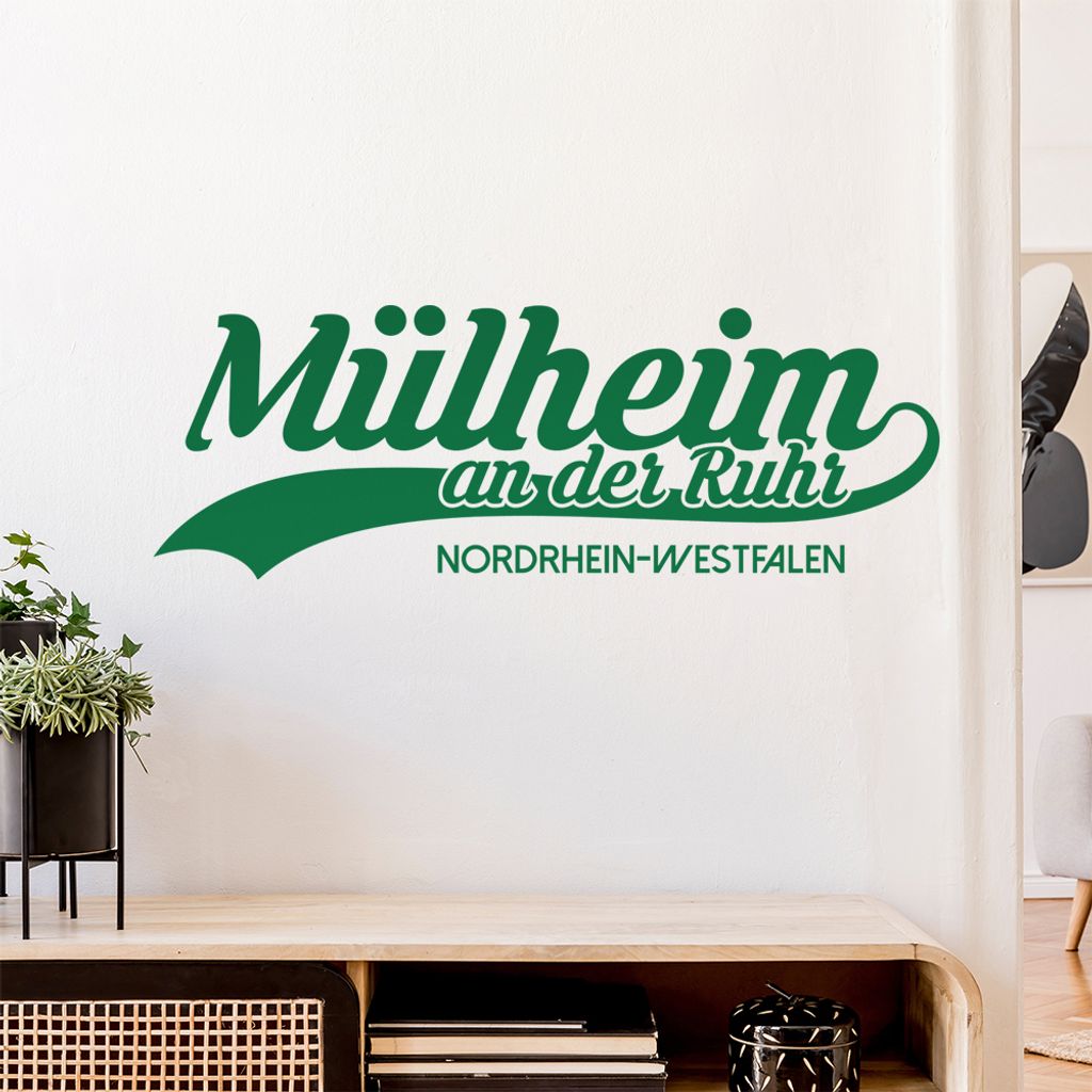 Mülheim Nordrhein-Westfalen Wandtattoo Wandaufkleber Wall Sticker - Dekoration, Küche, Wohnzimmer, Schlafzimmer, Badezimmer