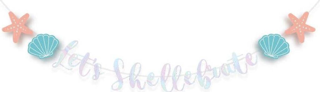 Amscan UK Mermaid Dream Motto-Girlande für Kindergeburtstag und Meerjungfrauen-Party 2,5m