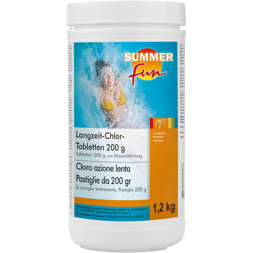 Summer Fun ChlorLangzeit Tabletten, 1,2 kg Kaufland.de