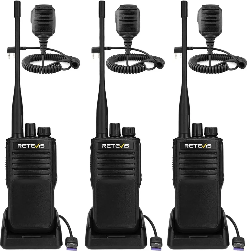 Radio Pro Étanche IP68 Homme Mort Retevis P62 - Kit Micro Longue Portée