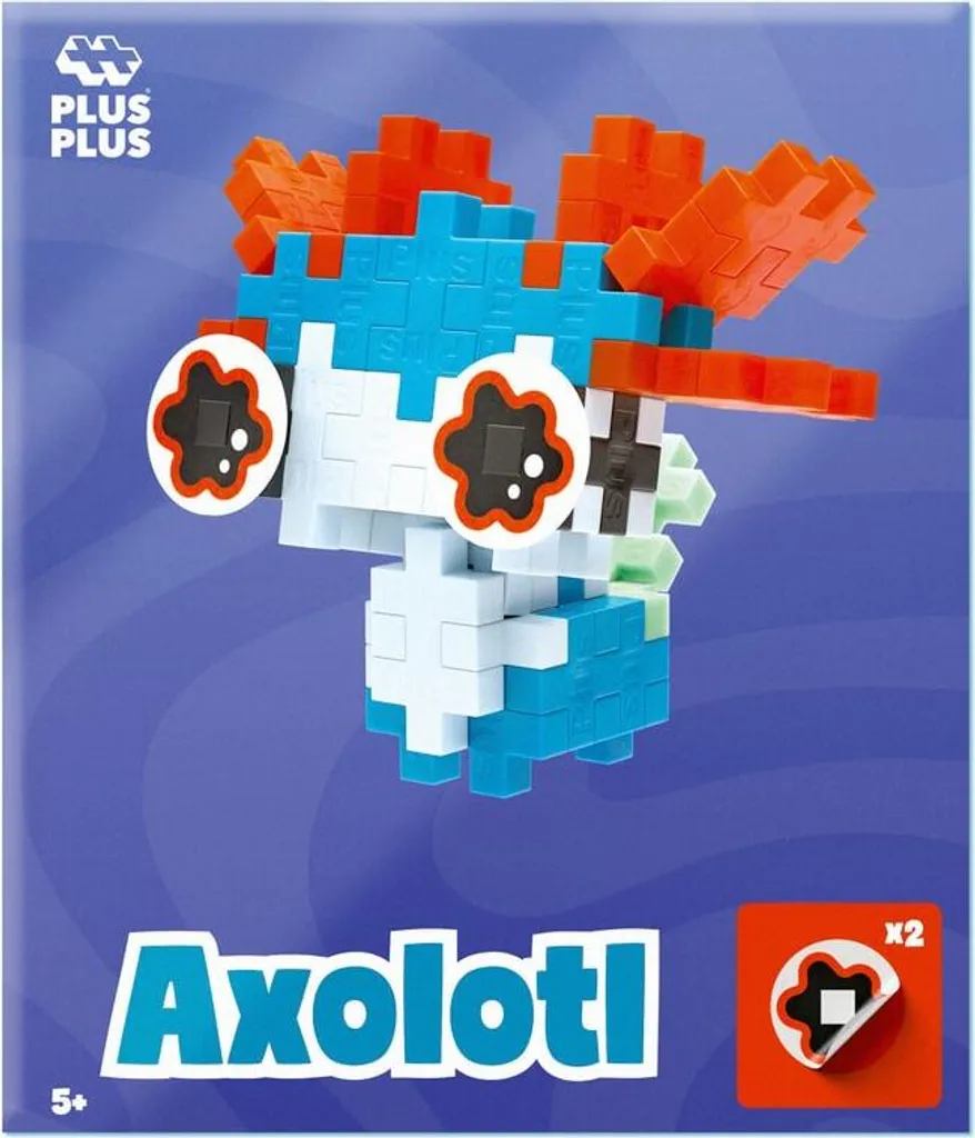 Jouet Sans Écran : Kit Plus-Plus Axolotl 4366 pour Stimuler l'Imaginaire