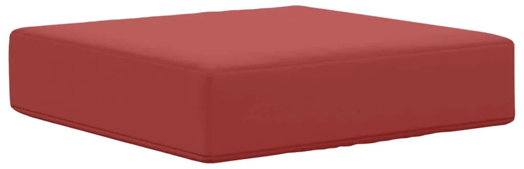 Coussin Extérieur Bordeaux 40x40 cm Épais 8cm avec Revêtement Déperlant