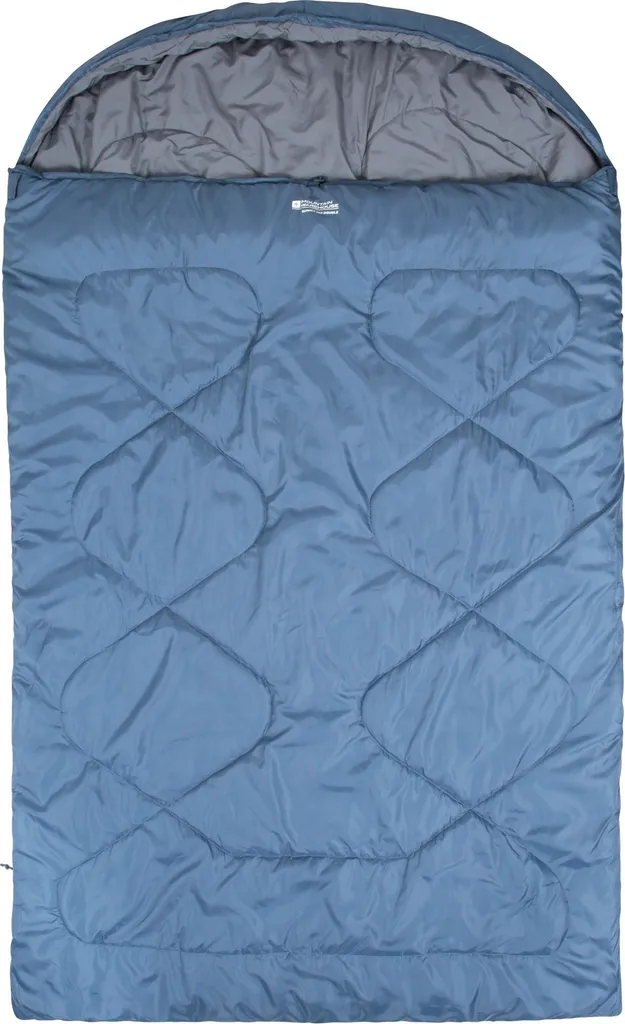 Sac de couchage double de camping Summit 250 Mountain Warehouse Gris