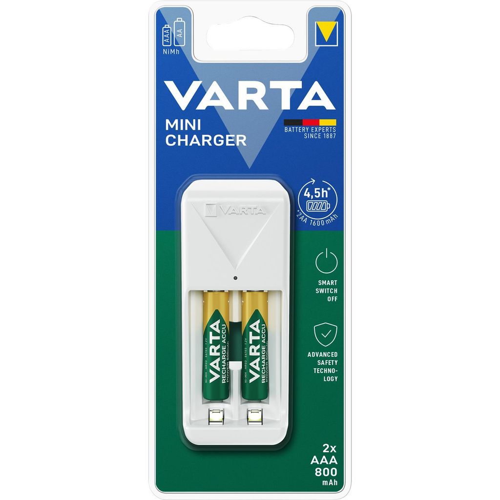 Varta 57656 201 421, Nickel-Metallhydrid (NiMH), AA, AAA, 2 Produktbild 