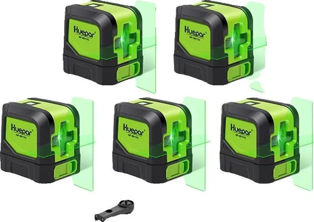 Niveau laser vert autonivelant 9011G-5PCS avec support magnétique
