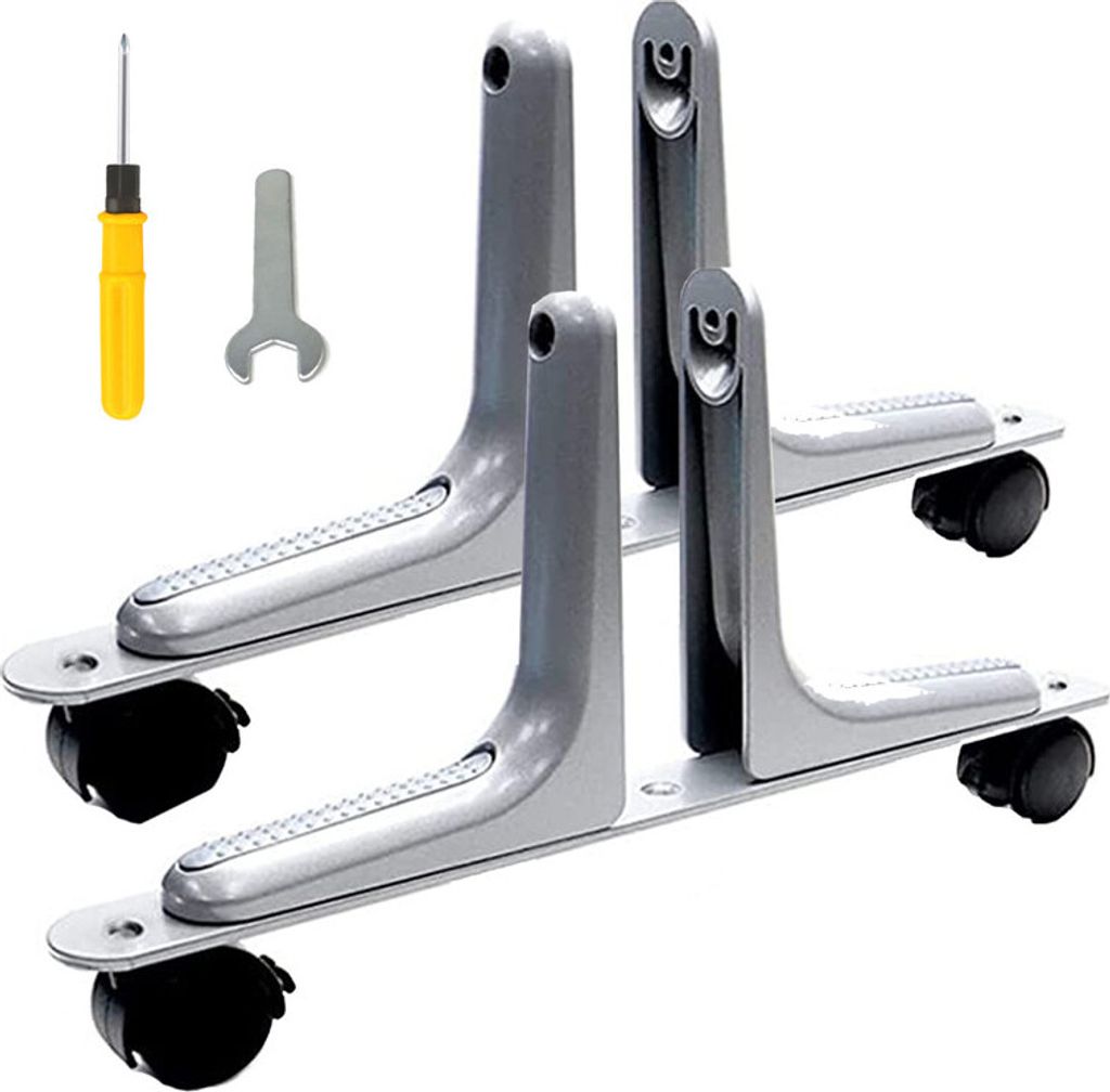 (Silber)2 Stück Ständer für Infrarotstrahler, Aluminiumlegierung Robuster Stand-Infrarotstrahler, passend für verschiedene Marken und Modelle m...
