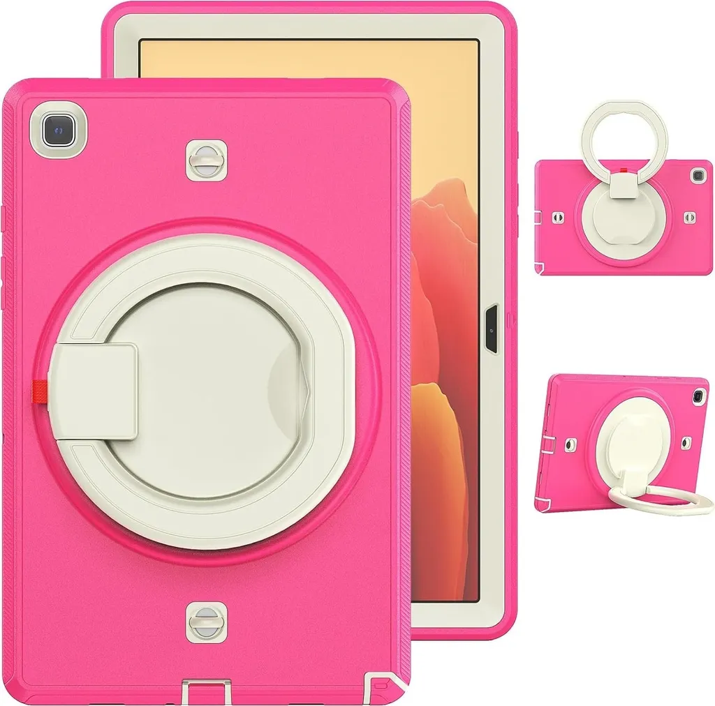 Custodia Rosa per Samsung Tab A7 10.4 Girevole - Stile e Protezione