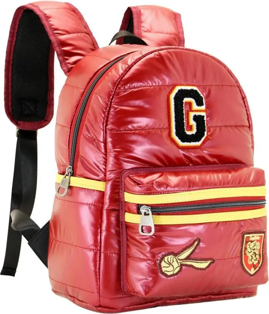 Sac à dos Harry Potter Poudlard noir et or pour fournitures scolaires
