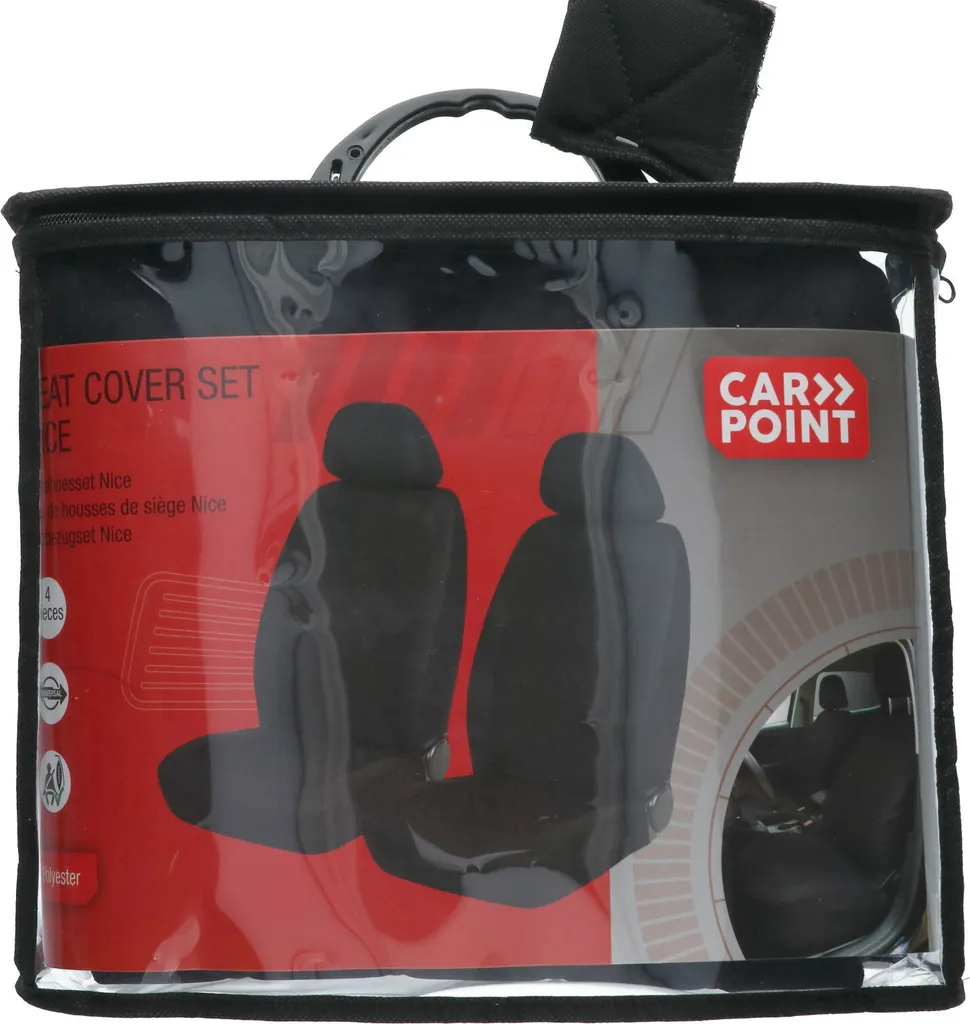Set di coprisedili Carpoint per Nizza 4 pezzi - 4