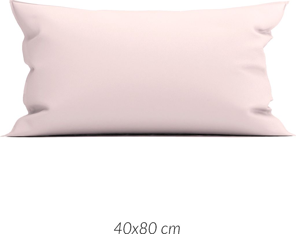 Percale Kissenbezug 40x80 Cloud Pink