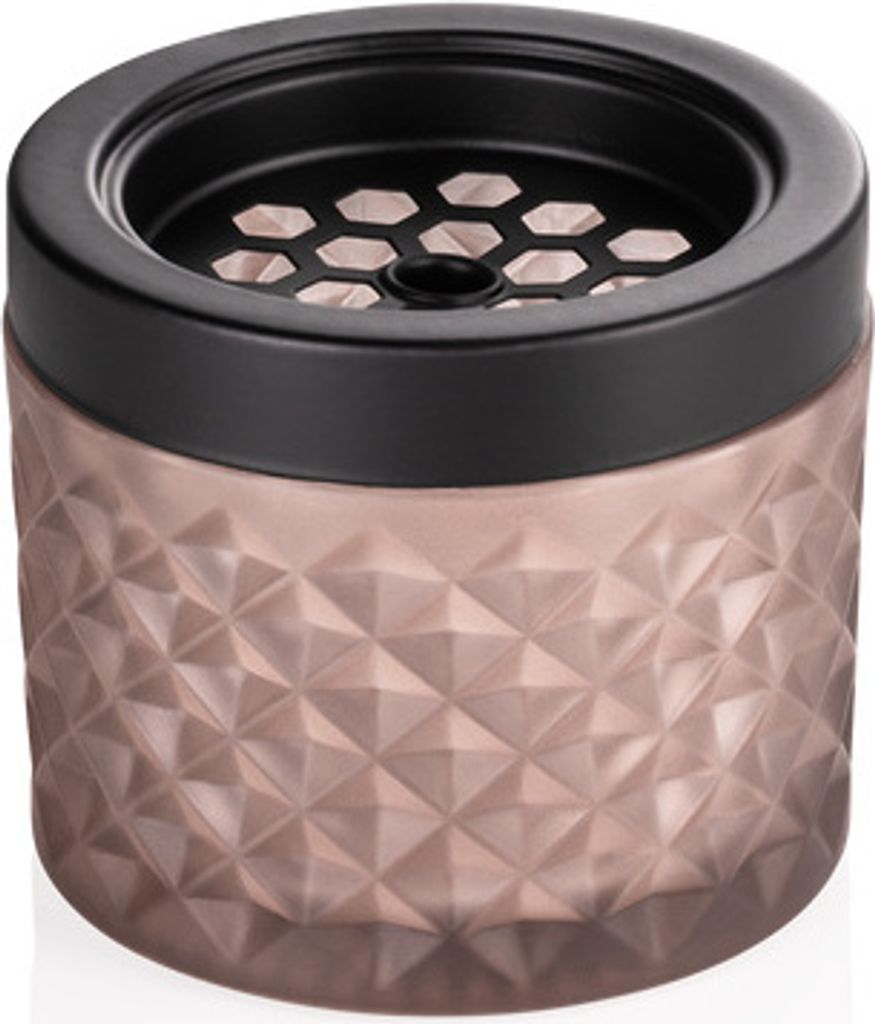 Windaschenbecher Ø 9,5 cm pulverbeschichtet taupe Produktbild 