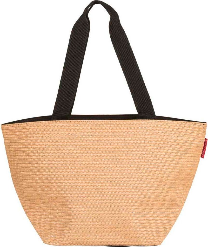 Reisenthel shopper M, Plátená taška, Čierna, Žltá, Obrázok produktu 