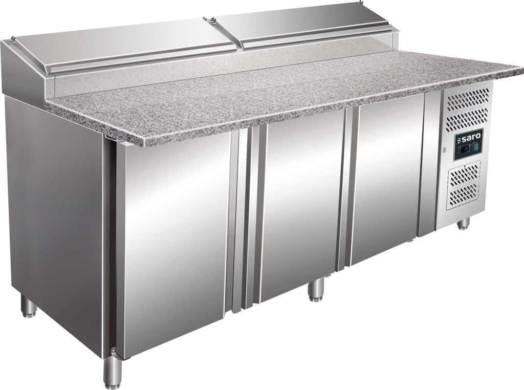 SARO Belegstation 1/3 GN mit Granitarbeitsplatte, Modell SH 2000