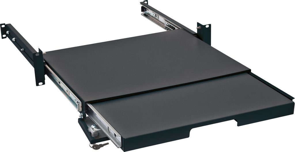 Triton RAB-UP-X29-A1 19 verschließbarer Tastatur- und Mauseinschub, schwarz