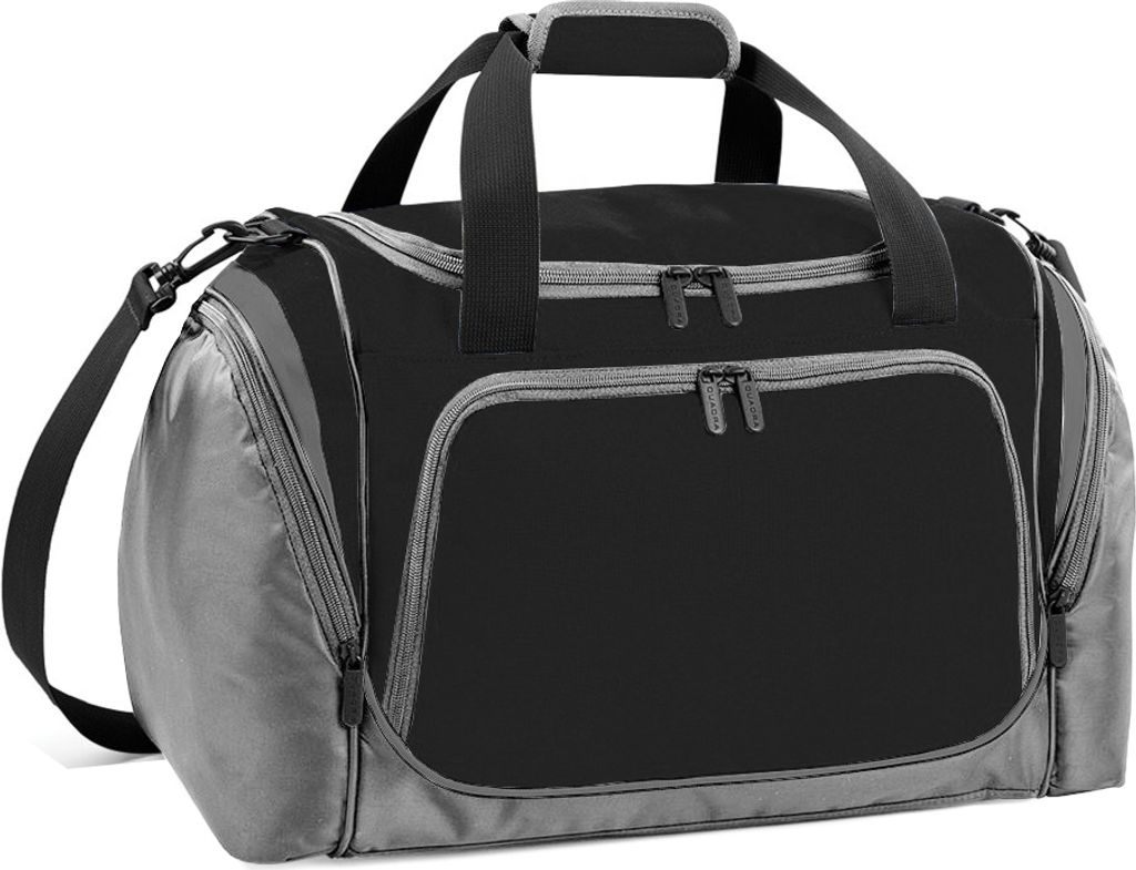 Quadra Pro Team Reisetasche / Sporttasche, 30 Liter BC2716 (Einheitsgröße) (Schwarz/Grau)