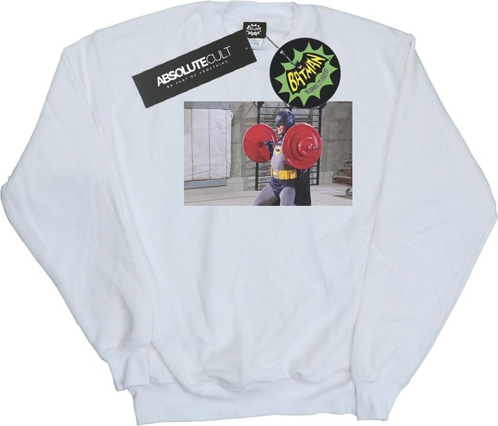 DC Comics - "Batman TV Series Bat Gains" Sweatshirt für Herren BI14534 (XL) (Weiß)