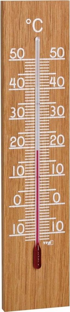 TFA - Analoges Innen-Außen-Thermometer aus Eiche 12.1054.01 - natur