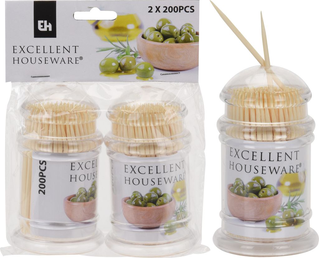 Zahnstocher Kpl.2X200Stk.