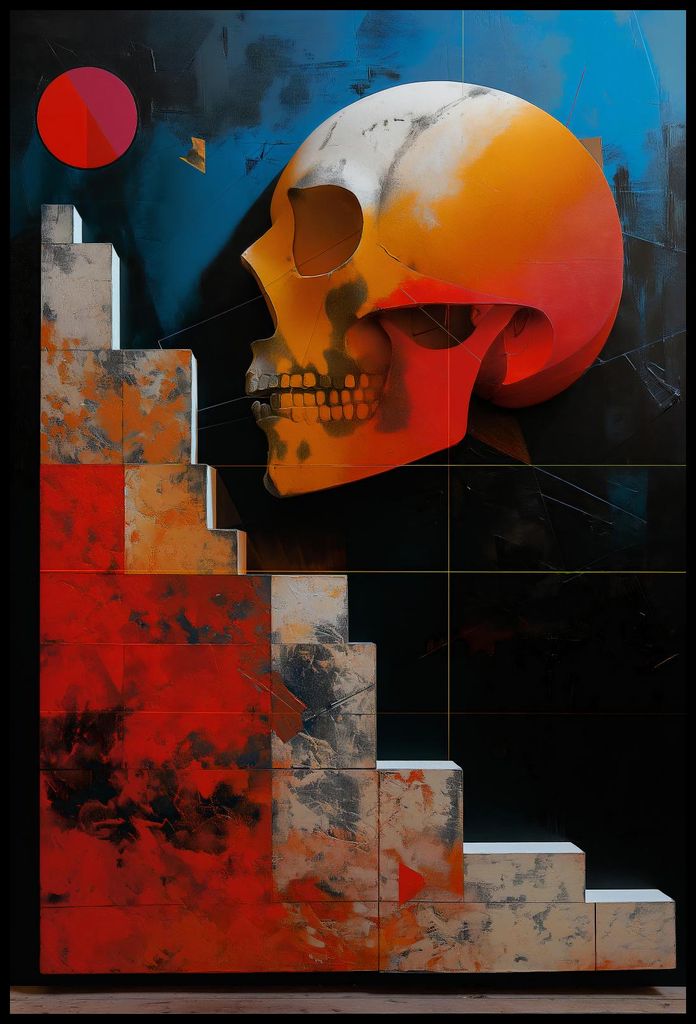 Plakat 68x101cm Landschaftserosion