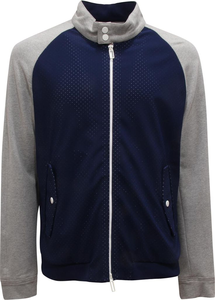 M4535 Giubbotto Uomo Paolo Pecora Man Jersey Bomber Jacket