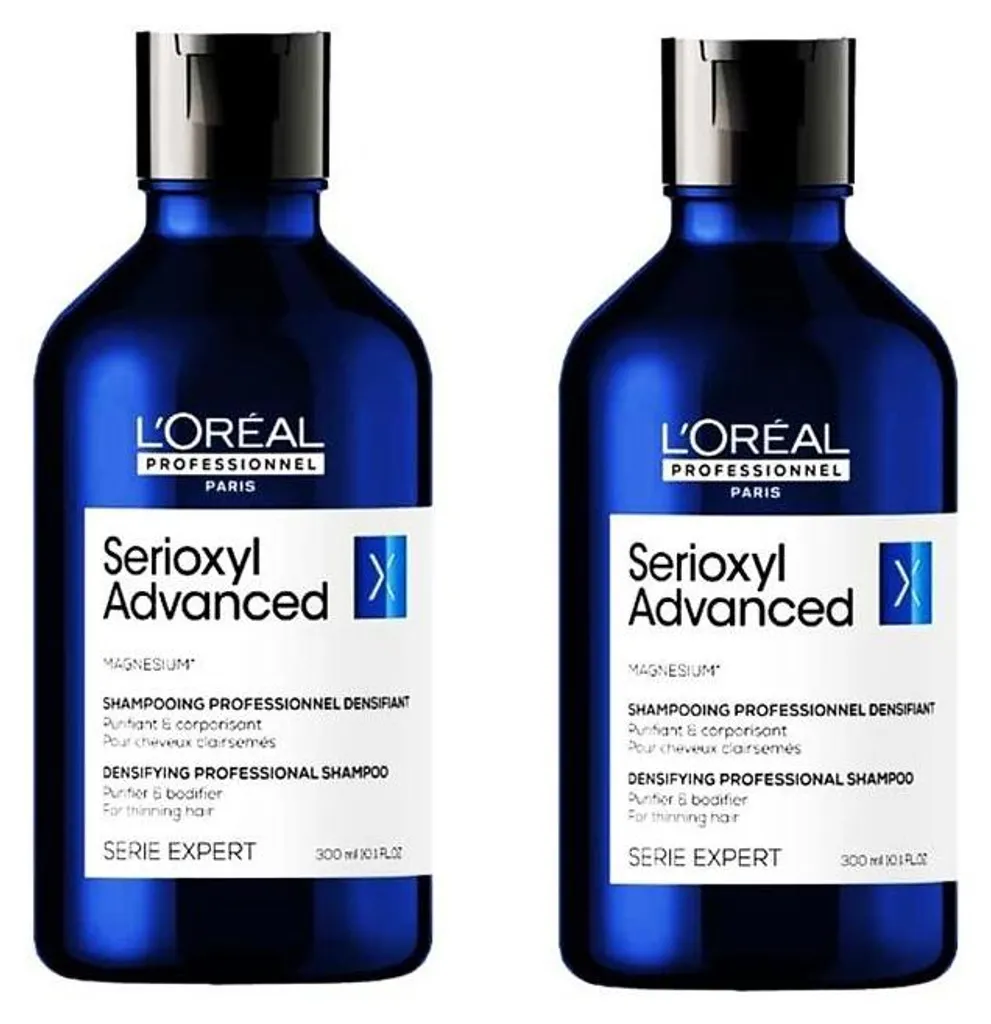 Shampooing Volume Serioxyl Advanced : Retrouvez de la Densité en 2x300ml