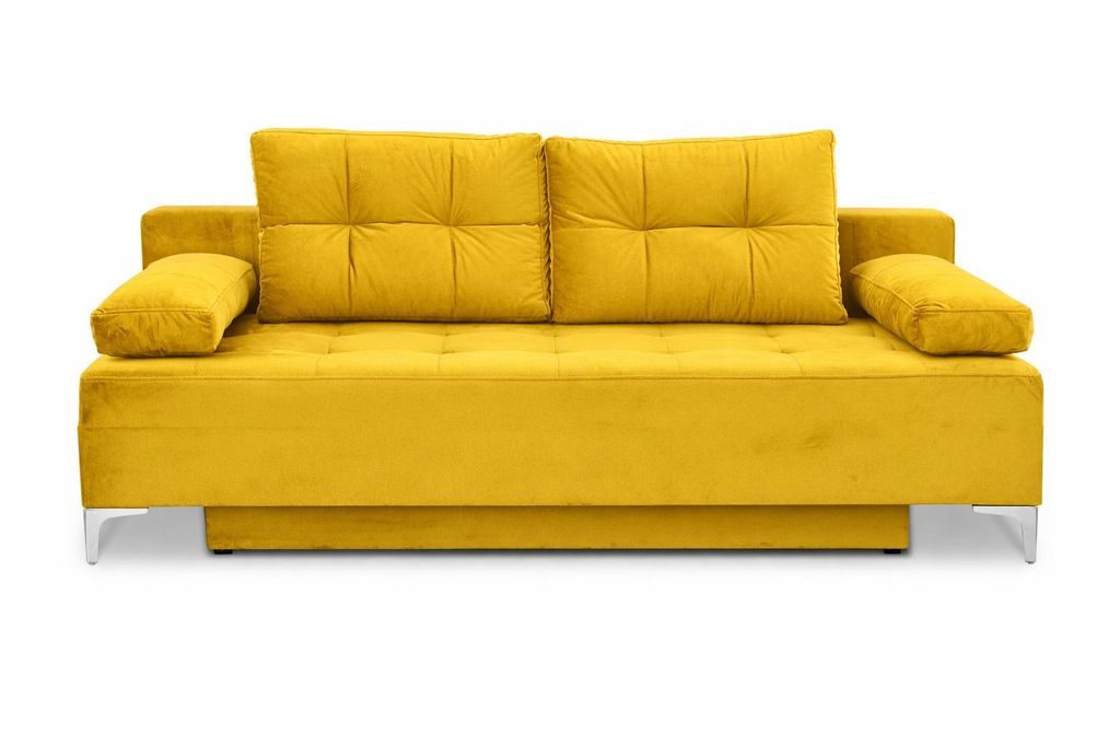 Sofa mit Bettfunktion – Komfortable Couch mit Bettkasten und Federkern
