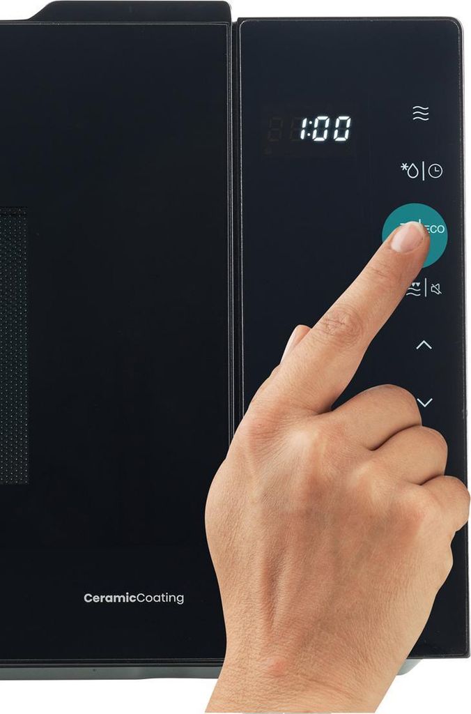 Hisense H25MOBS4HGI magnetron met grill, 1000 W, 25 l, hoogte 29,3 cm x breedte 48 cm, kleur zwart, inverter-technologie, 6 vooraf ingestelde programma's, Grill Combo, ontdooien op tijd of gewicht Hisense H25MOBS4HGI magnetron met grill, 1000 W, 25 l, hoogte 29,3 cm x breedte 48 cm, kleur zwart, inverter-technologie, 6 vooraf ingestelde programma's, Grill Combo, ontdooien op tijd of gewicht
