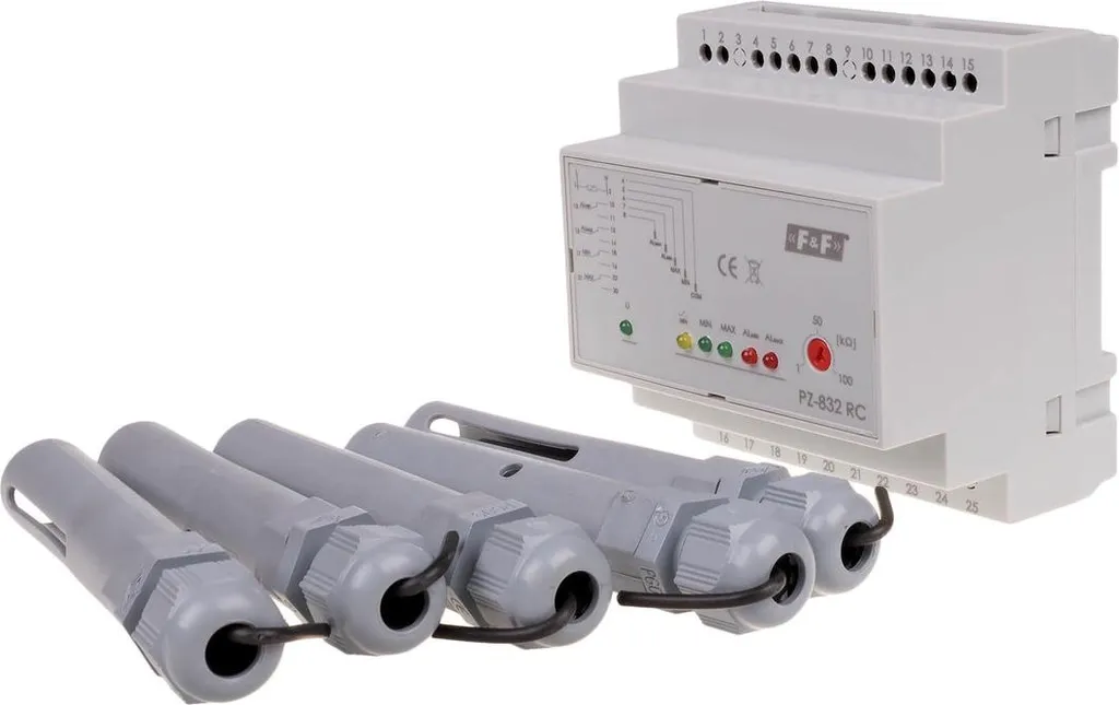 Gestionnaire de niveau pour réservoir PZ-832 RC avec kit sondes