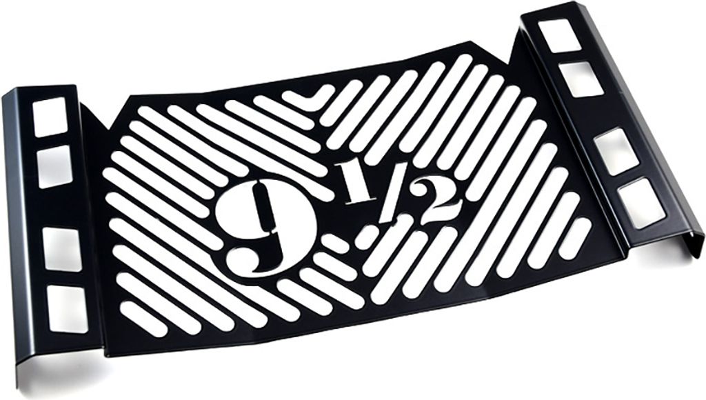 ZIEGER Kühlerabdeckung kompatibel mit kompatibel mit Moto Morini 9 1/2 Design Logo schwarz