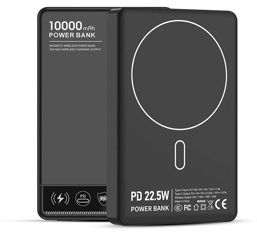 ZELURXX 10000mAh Powerbank mit magnetischem kabellosem Produktbild 