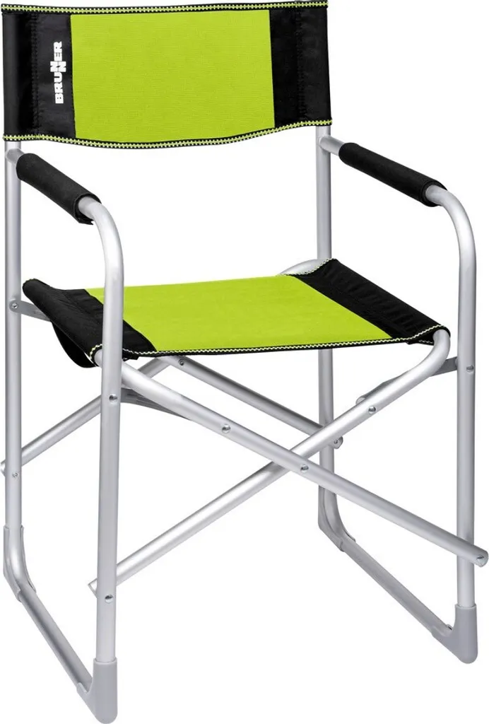 Fauteuil de camping pliable Brunner Captain vert pour pique-nique