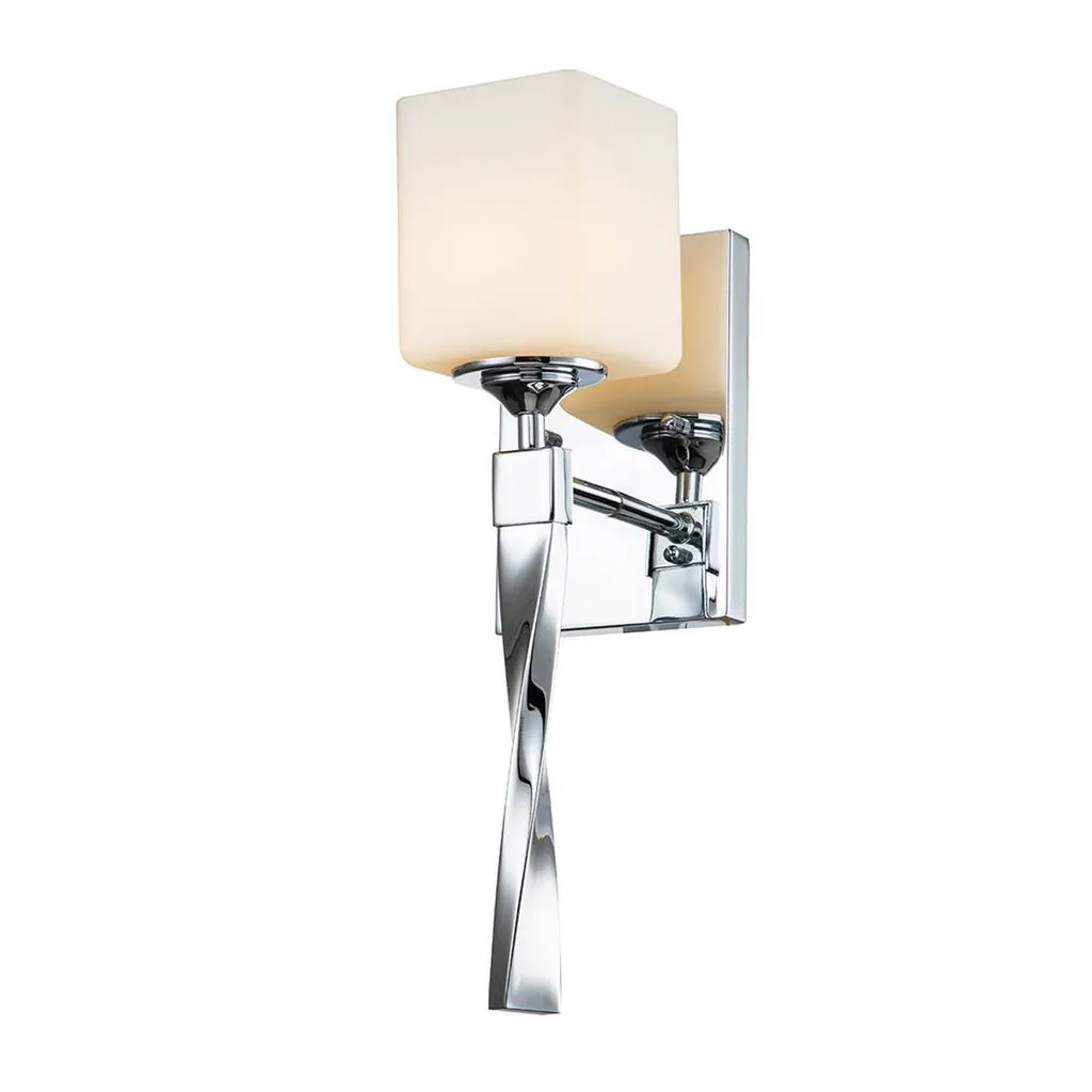 Éclairage miroir salle de bains Marette chrome IP44 pour zone humide
