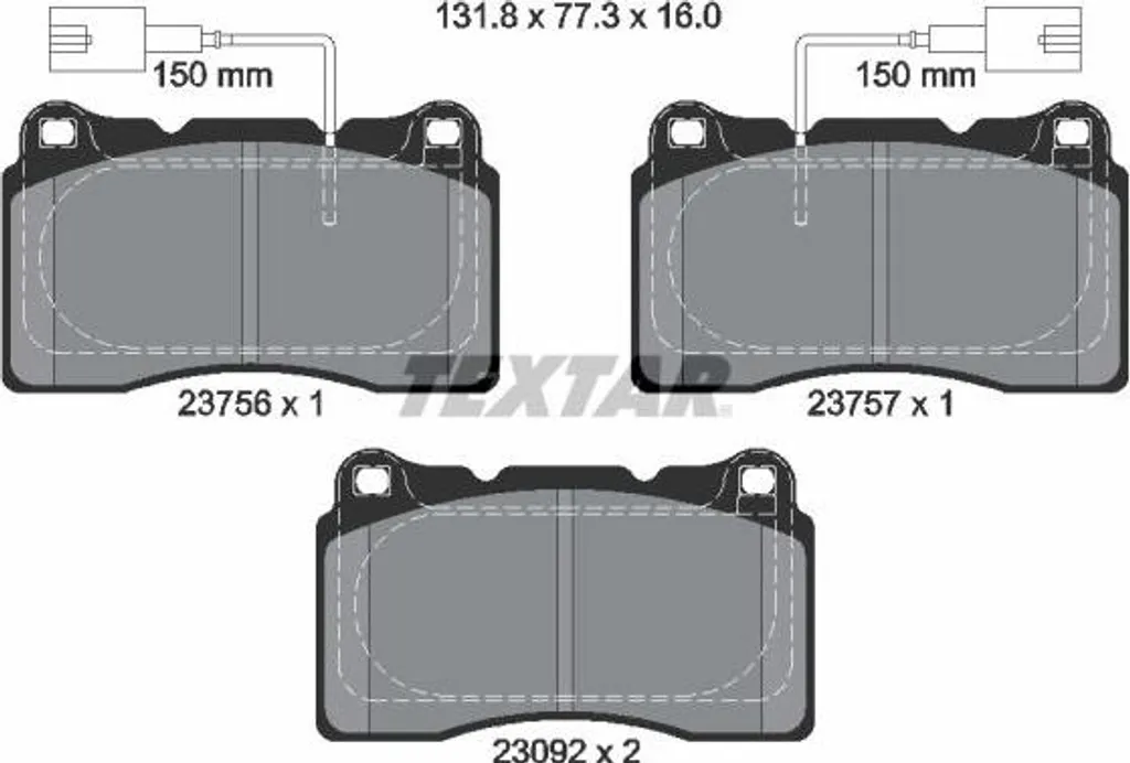 Plaquettes de frein Giulietta : Remplacement 2375603 et OE 77366389 fiable