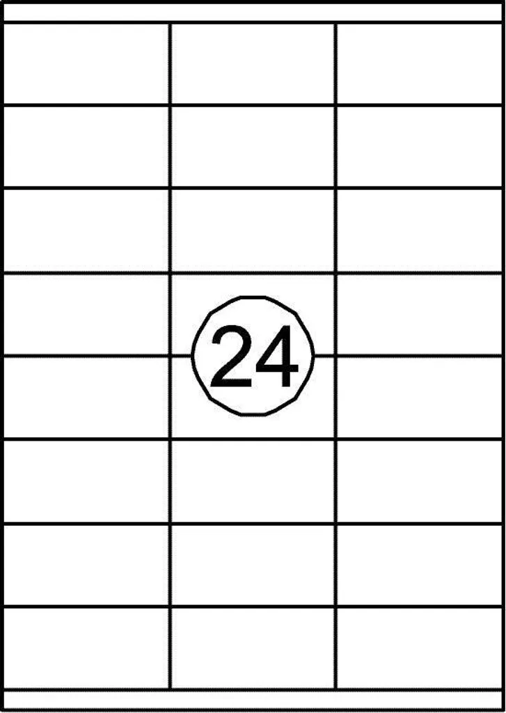 2400 Étiquettes 70x35mm Quantore : Classement Facile et Haute Adhérence
