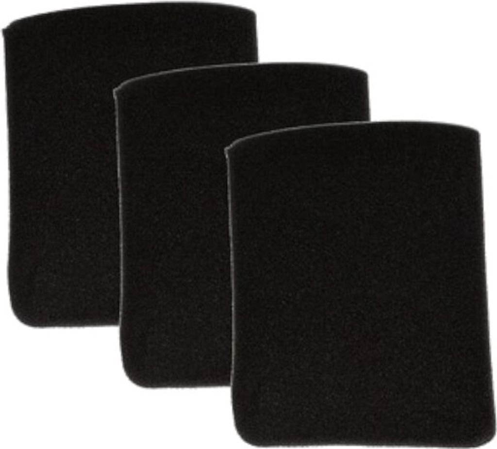 3x Trade-Shop Schaumstoff-Filter Schaumfilter Staubsaugerfilter kompatibel mit Parkside PNTS 1250 1300 1250/9 Nass-/Trockensauger Staubsauger