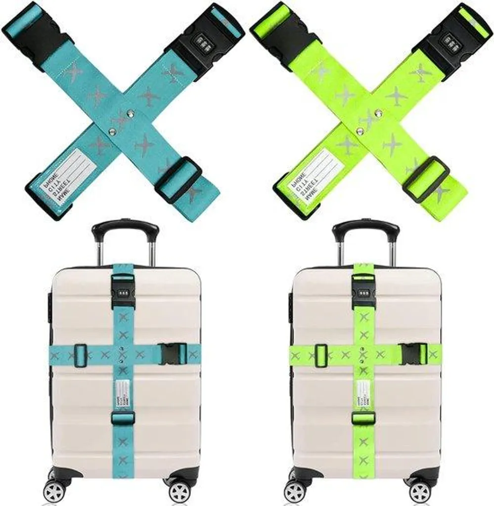 Sangle de maintien valise pour voyage sécurisé avec cadenas 50-86 cm