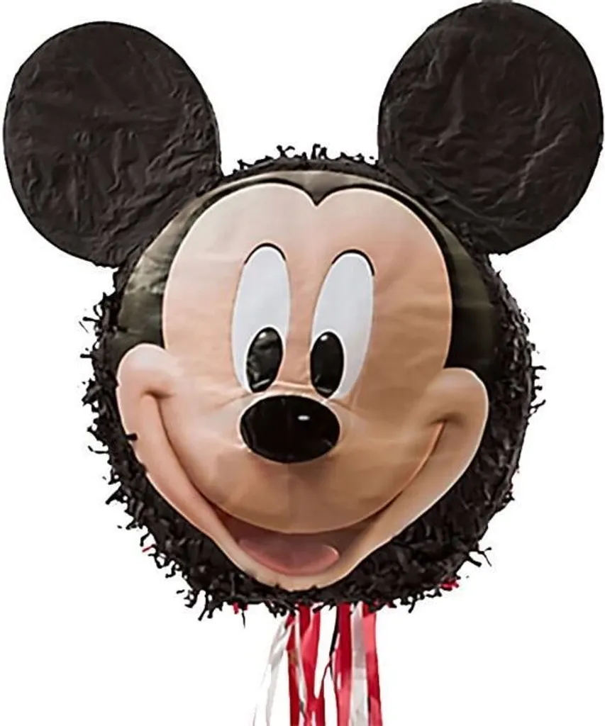 Piñata Mickey Mouse incassable pour jeux d'anniversaire sans stress